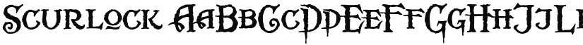 Scurlock font