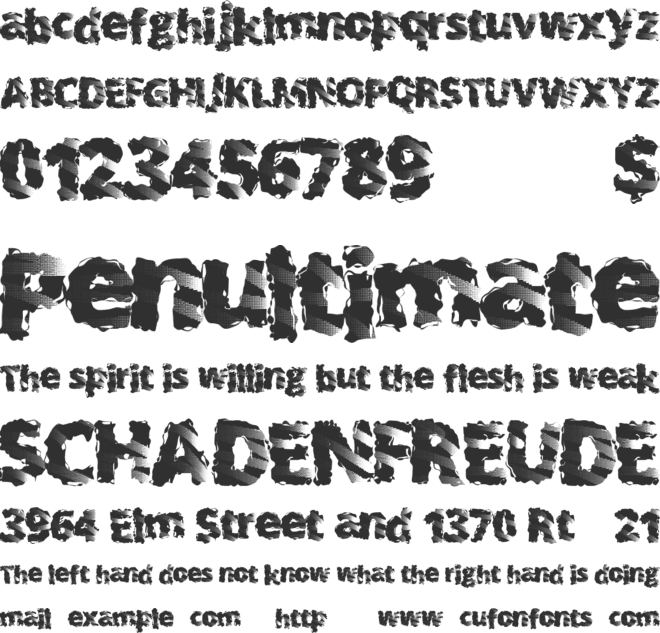 WetSpring font preview