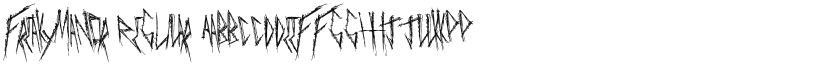 FreakyManor Regular font