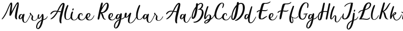 Mary Alice font download