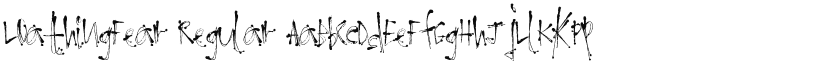 LoathingFear Regular font