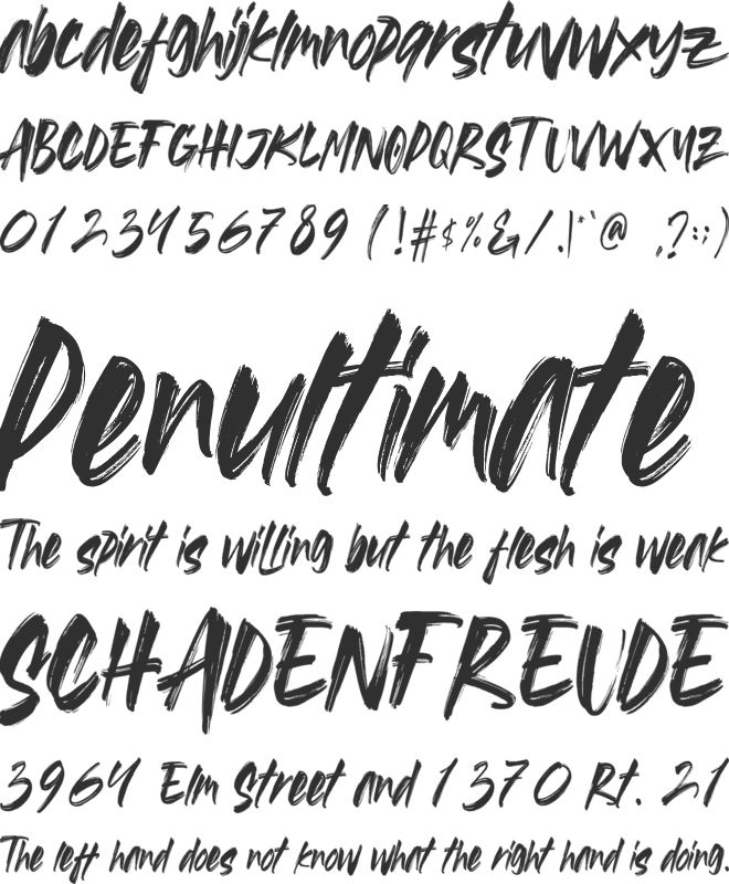 Akihabara font preview