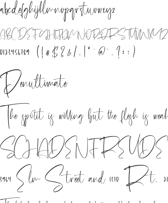 Goldfield font preview