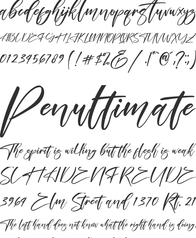 Gabriel font preview