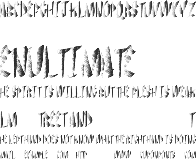 flaunts font preview