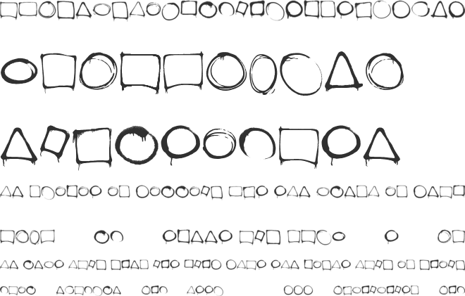 dopeframes font preview