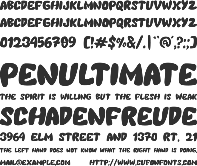 GEMBUL font preview