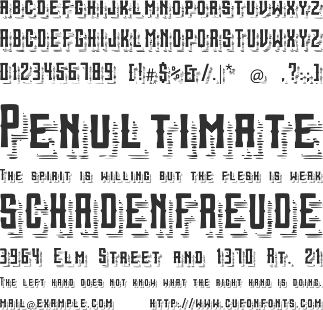 Sanctum_ShadeLines font preview