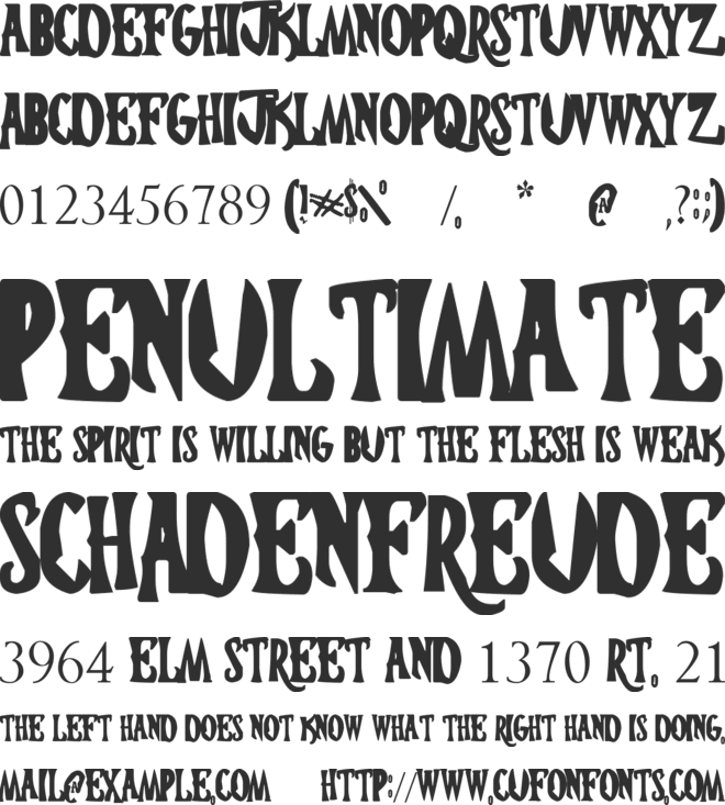 hosteltransilvania font preview