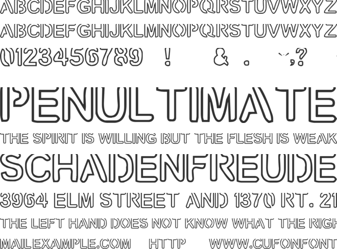 artline2 font preview