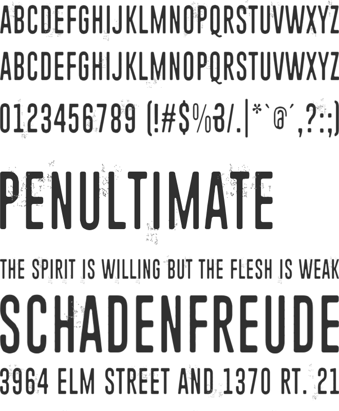 Piparivahtiperhonen Itio font preview