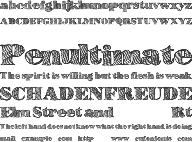 HighLines font preview