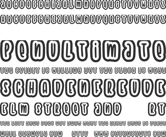 Buzzer Beater Demo font preview