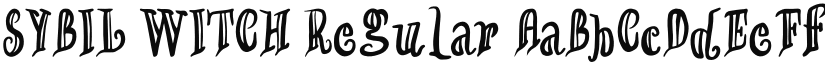 SYBIL WITCH Regular font