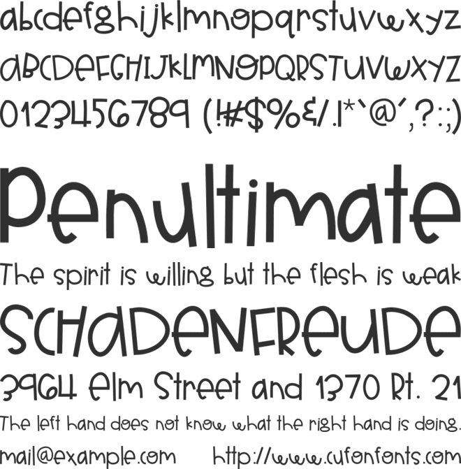 HelloCarmel font preview