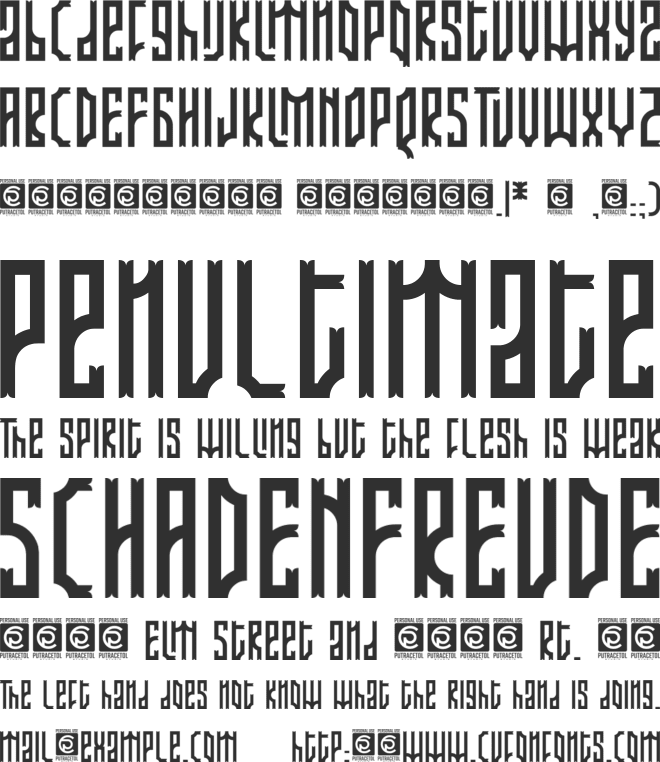 ARJUNKA font preview