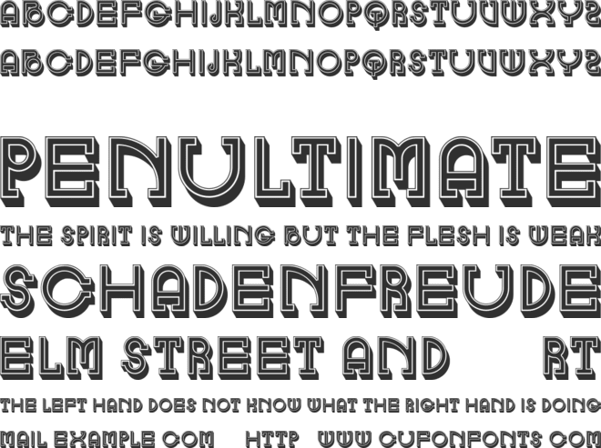 Nagpakita font preview