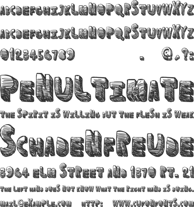 FunSpace font preview