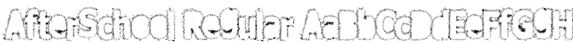 AfterSchool font download