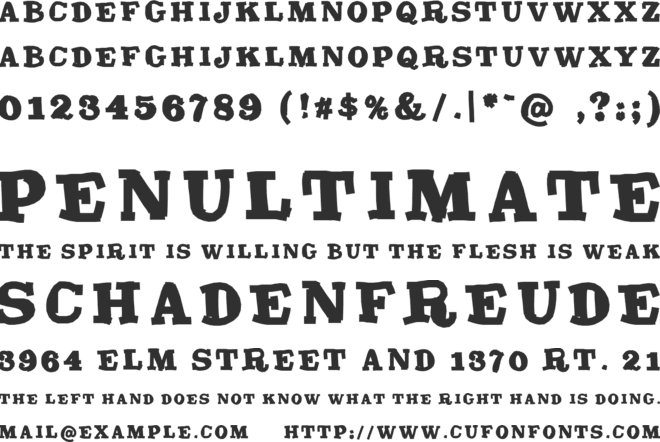 TrashMash font preview