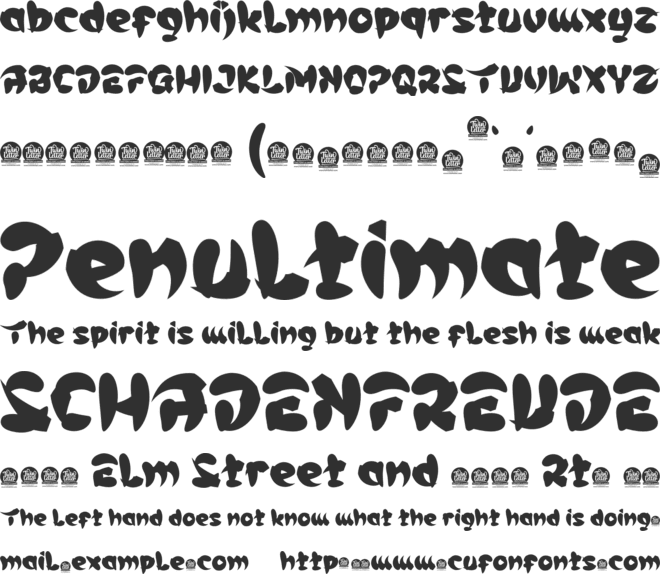 BEJO font preview