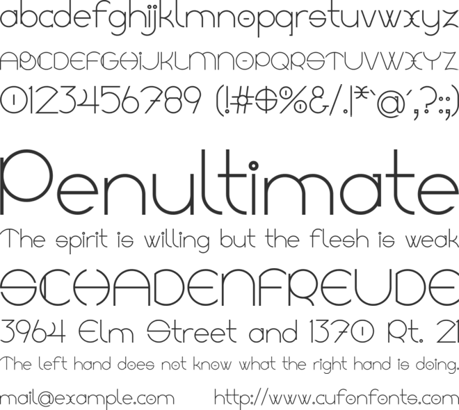 Linyat Bilog font preview