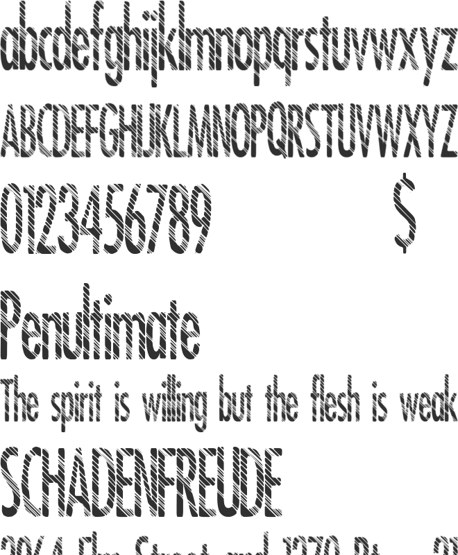 DiscoTrap font preview