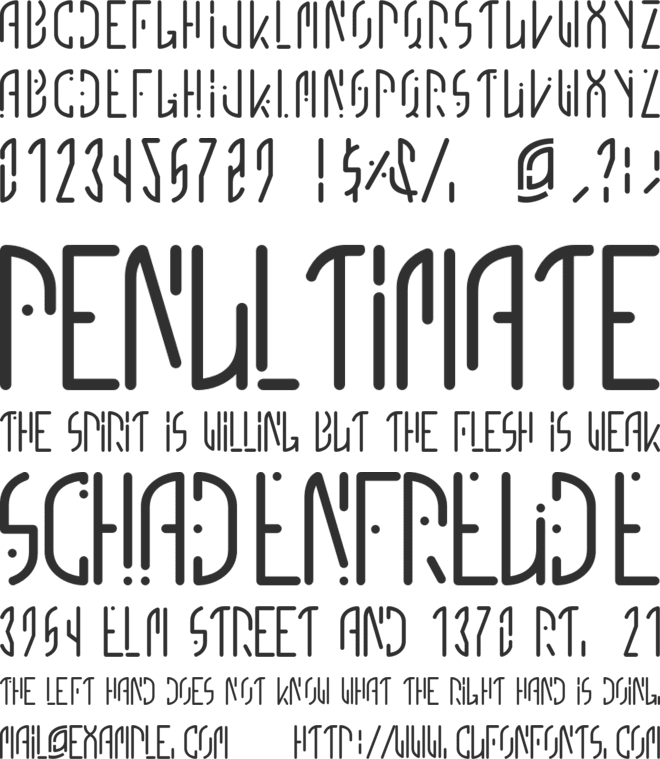 You font preview