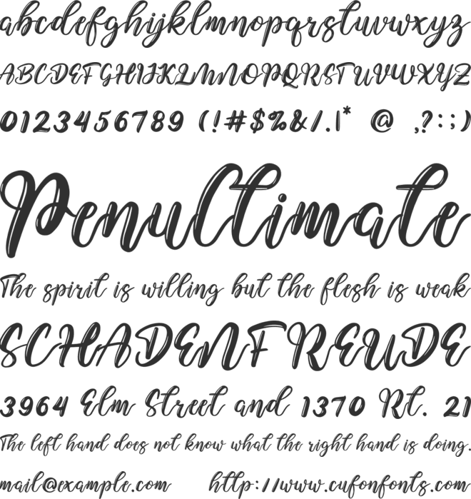 Edelwise font preview