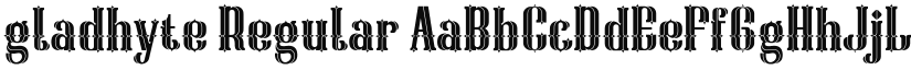 gladhyte font download