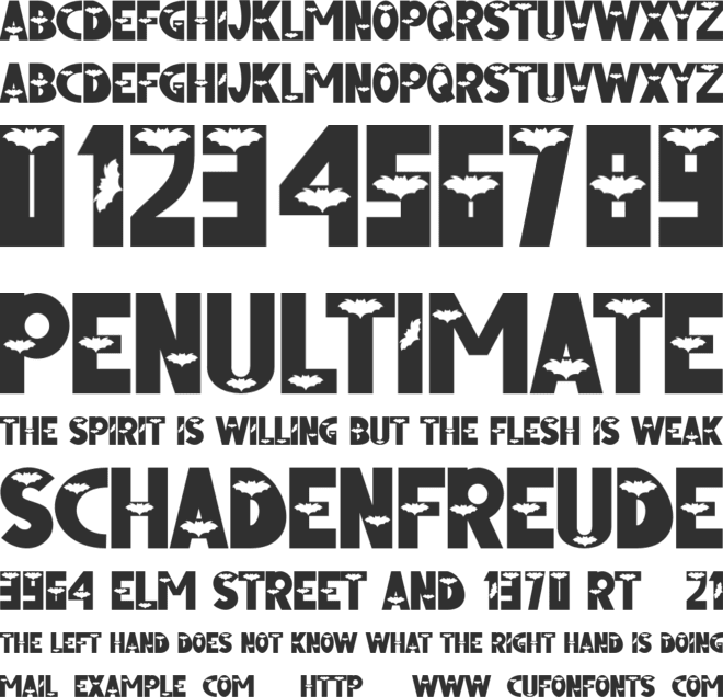 Helowin font preview