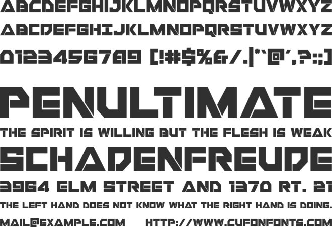 Liberty Island font preview