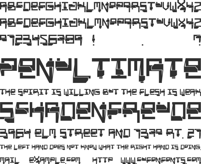 Miaou font preview