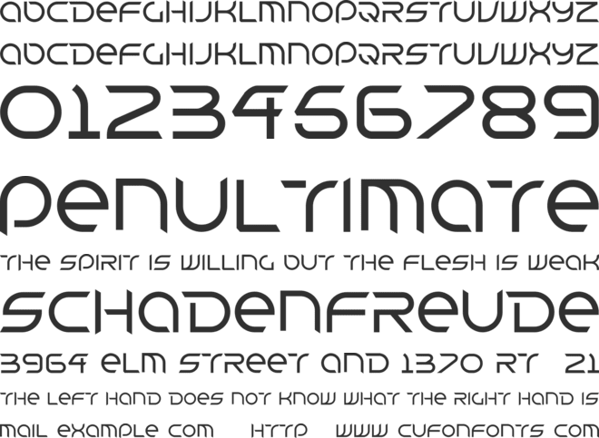 Deras Demo font preview