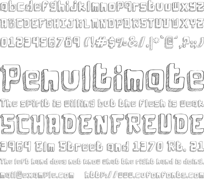 LaBoldyta font preview