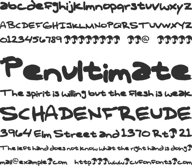 T Complana Z1 font preview