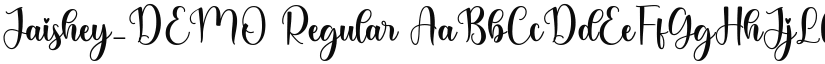 Jaishey_DEMO font download