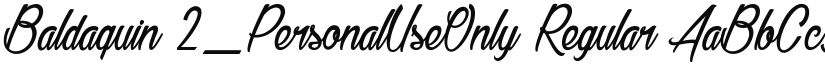 Baldaquin 2_PersonalUseOnly font download