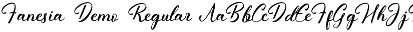 Fanesia Demo font download