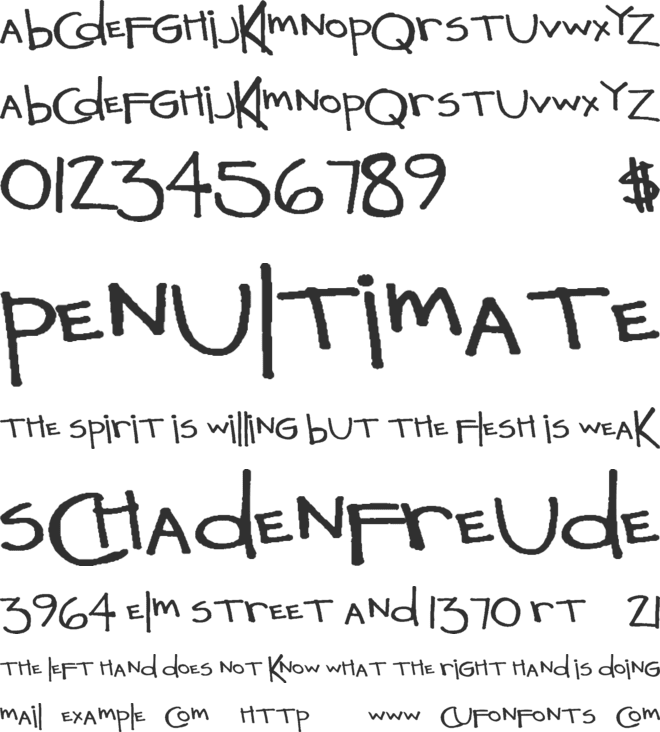 CompanyProblem font preview