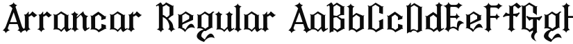 Arrancar font download