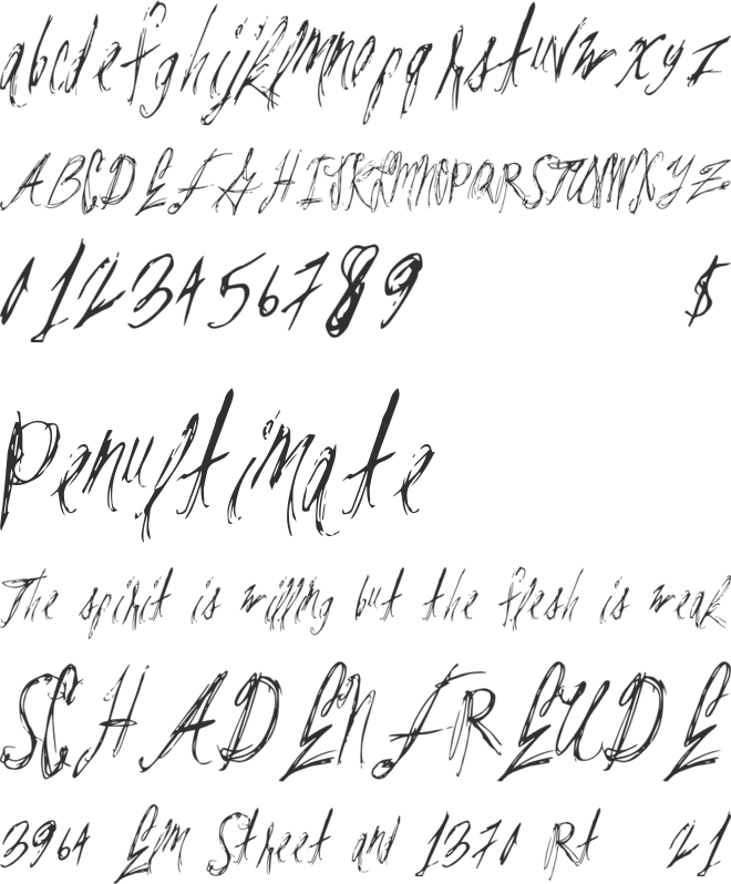 ParisLabel font preview