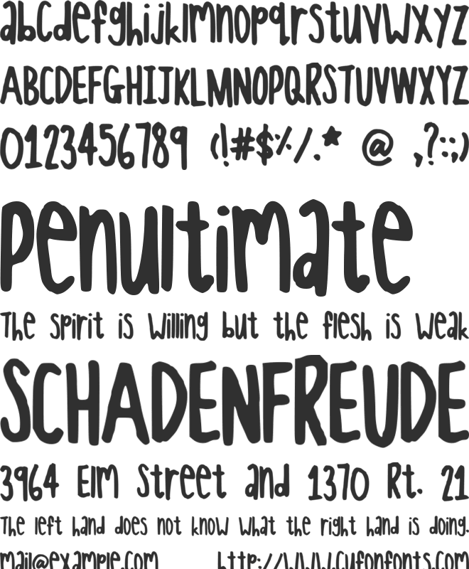 thisfontlookslikegiraffe font preview