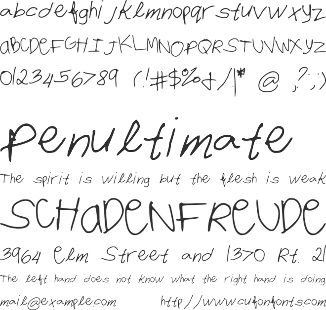 imsogay font preview