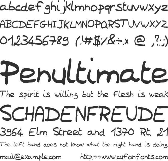 LaureneScriptFont font preview