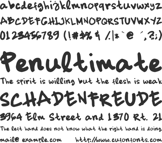 dickhop font preview