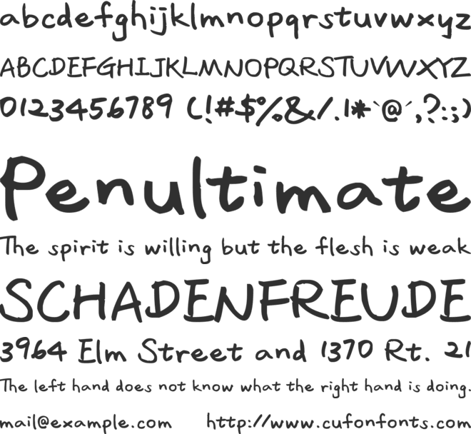 Lavalamp font preview