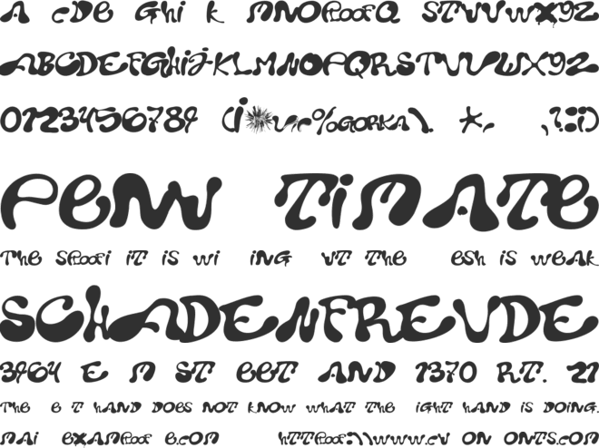 Pota font preview