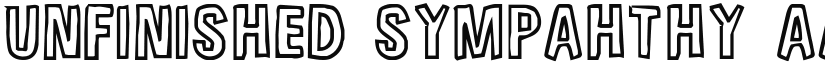 Unfinished Sympahthy font