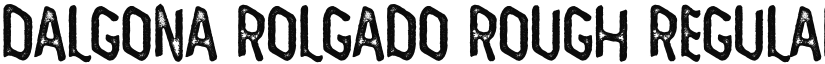 Dalgona Rolgado Rough Regular font